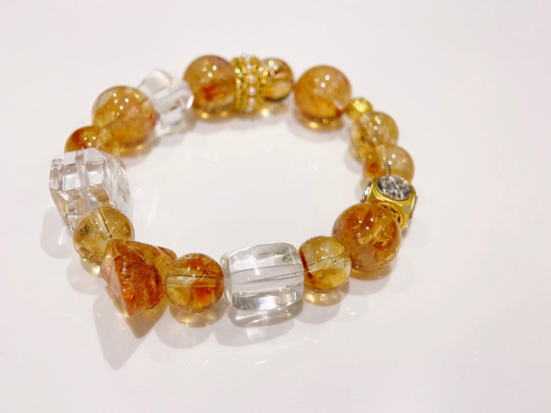 Citrine & Clear Quartz