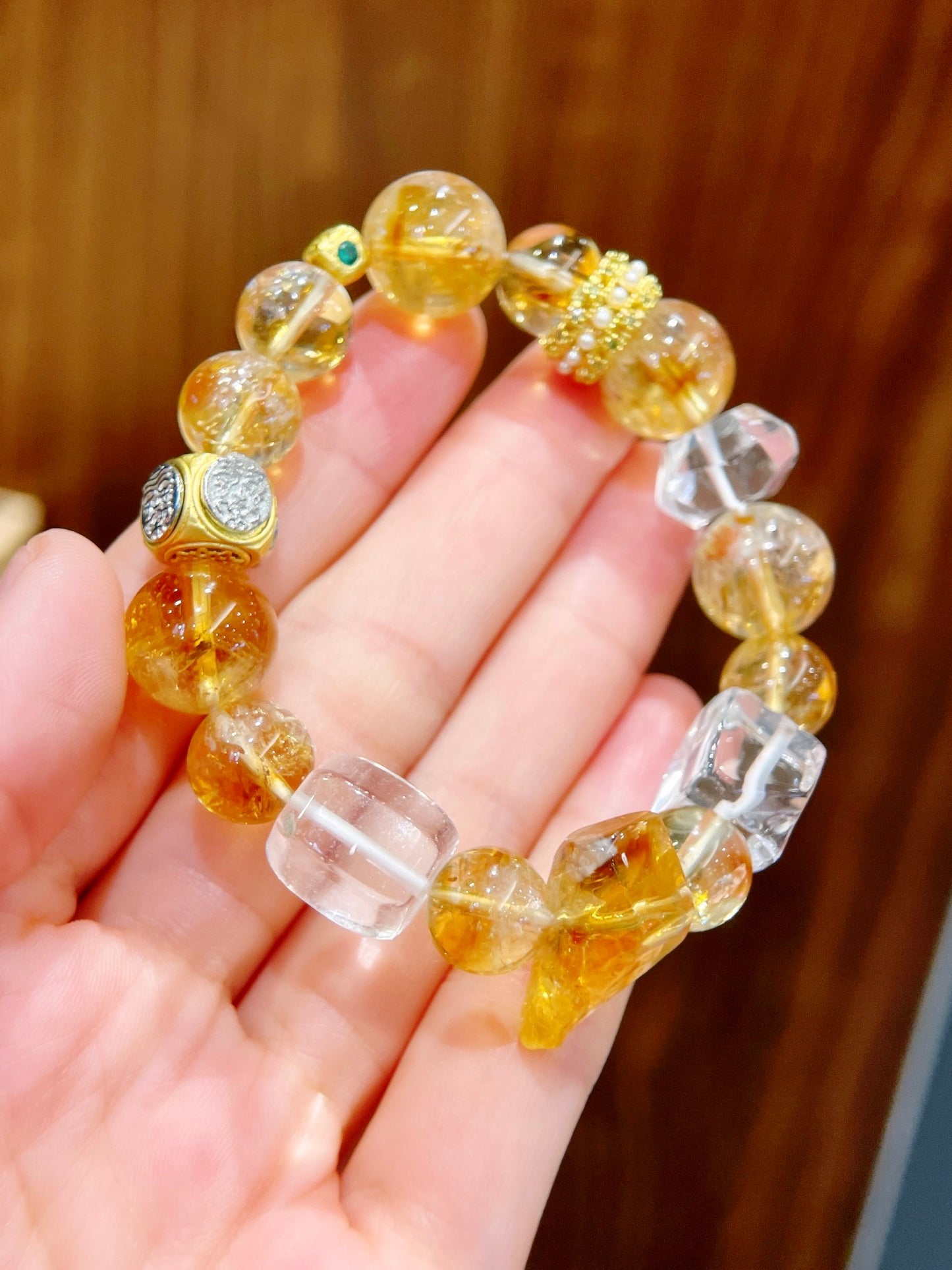 Citrine & Clear Quartz