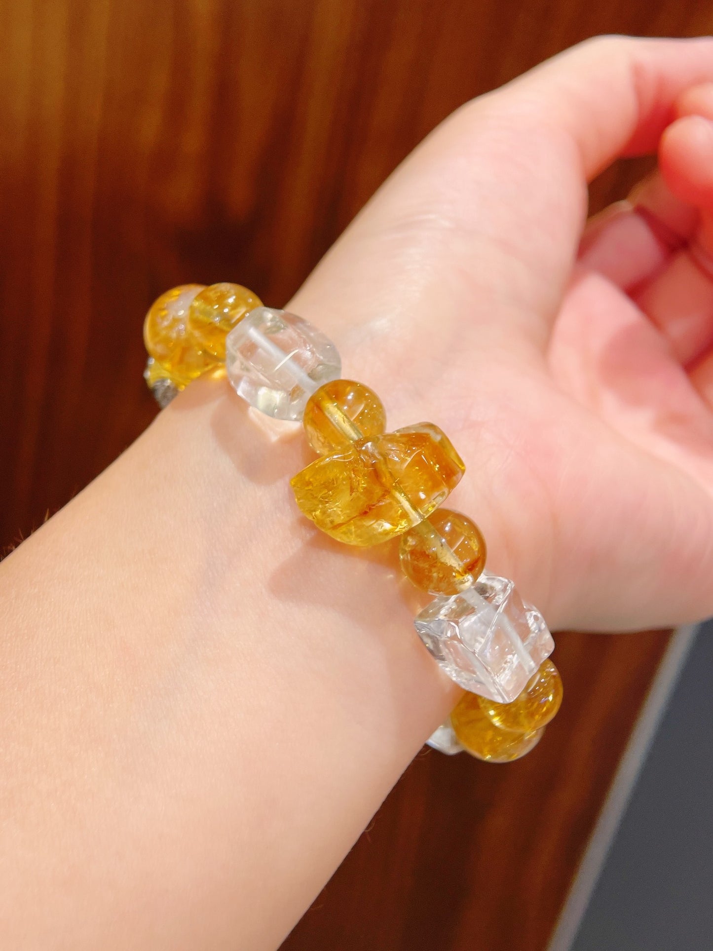 Citrine & Clear Quartz