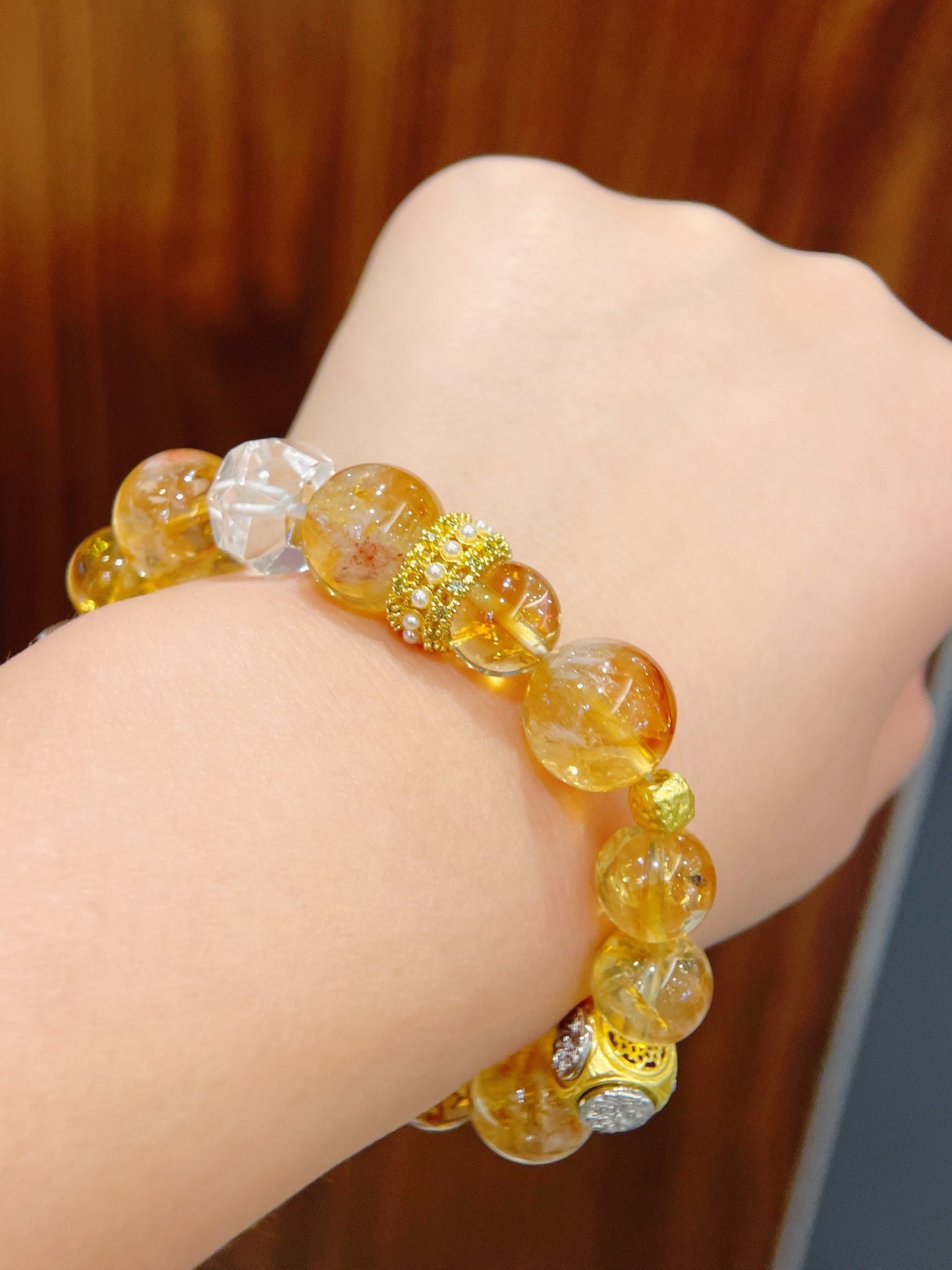 Citrine & Clear Quartz