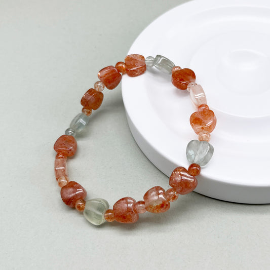 8.5mm High Quality Arusha Sunstone Bracelet Crystal Bracelet