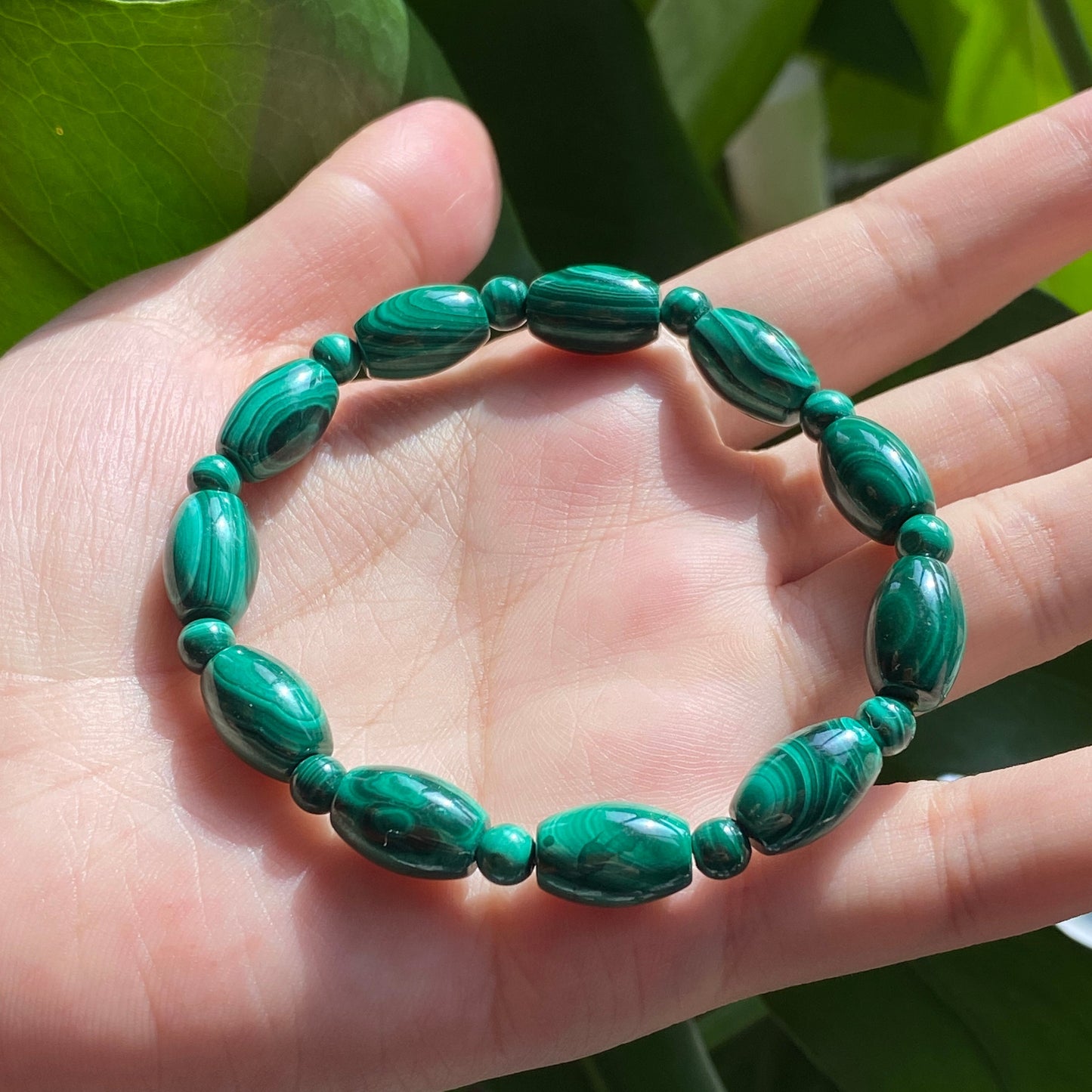 8×12 mm Natural Green Malachite Drum Barrel Beads 12mm Gemstone | Natural Gemstone